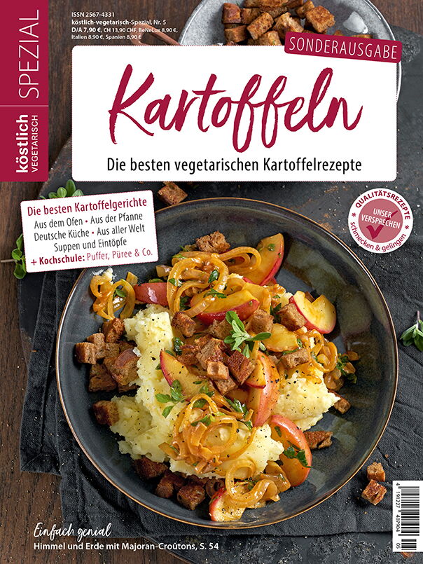 Kochzeitschrift Koestlich Vegetarisch Sonderausgabe 2021 KARTOFFELN  Titel Gross 604x805px 30c5ea53