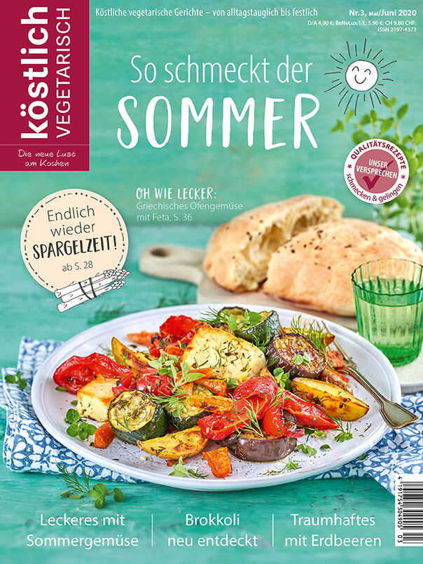 Kochzeitschrift Koestlich Vegetarisch So Schmeckt Der Sommer Kv 3 2020 Titelseite Gross 72dpi Rgb 604x805px K5 62c65964
