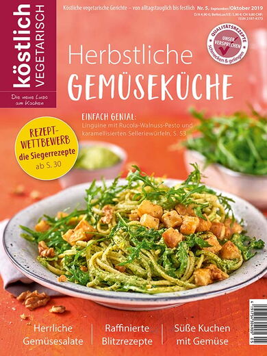 Kochzeitschrift Koestlich Vegetarisch Herbstliche Gemuesekueche Kv 5 2019 Titelseite Gross 72dpi Rgb 604x805px K5 5efdc0ff
