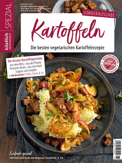 Kochzeitschrift Koestlich Vegetarisch Sonderausgabe 2021 KARTOFFELN  Titel Gross 604x805px 6a16292e