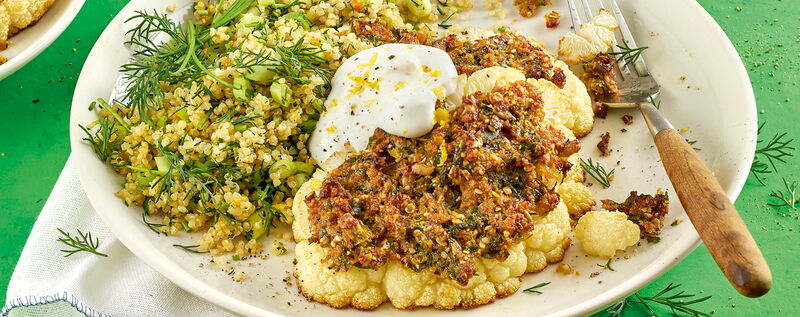 2 20 Blumenkohl Bordelaise Mit Fruehlingsquinoa 1920x760px Df0f3234