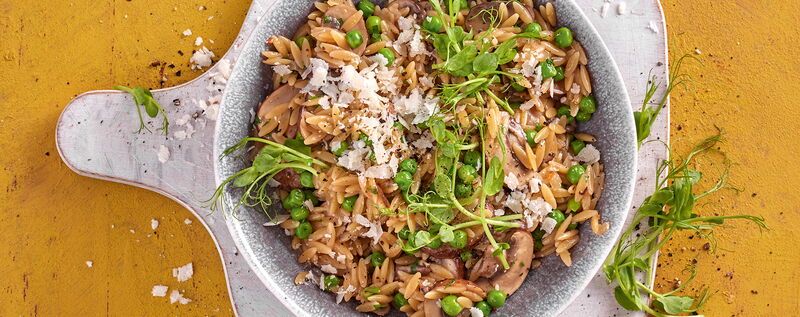 3 22 Orzotto Mit Erbsen Und Pilzen 1920x760px Ec0e382c