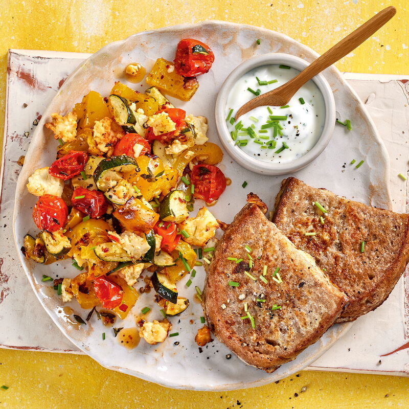 3 23 Ofengemuese Mit Herzhaften Armen Rittern Und Joghurtdip 1600x1600px 7efe8cb5