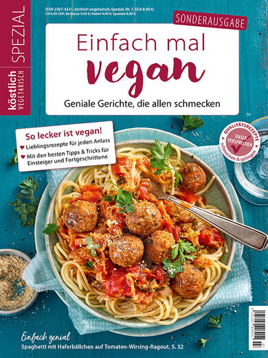 Kochzeitschrift Koestlich Vegetarisch Sonderausgabe 2023 Einfach Mal Vegan Titel Gross 604x805px 72dpi Rgb 7b5cefe8