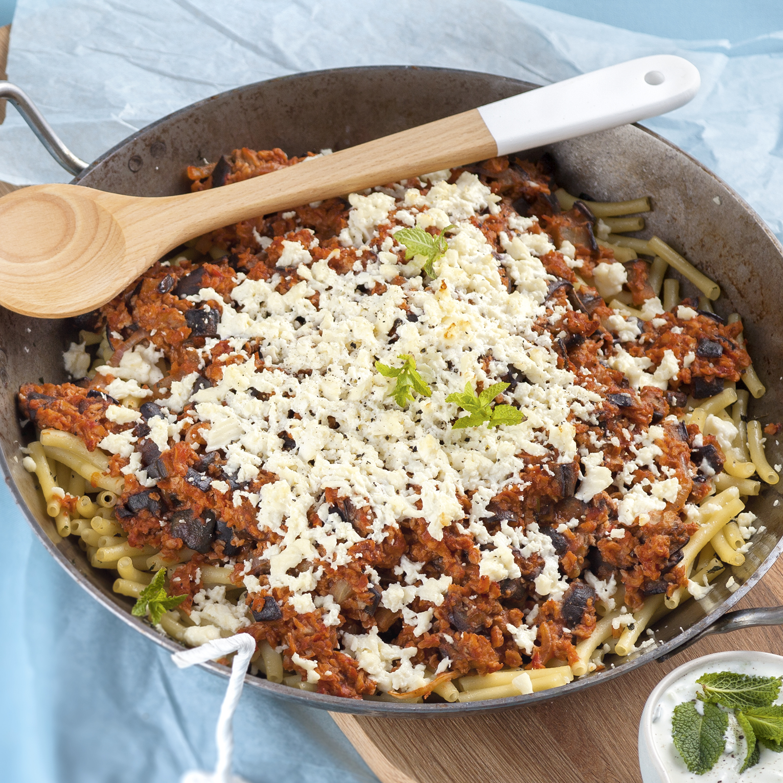 4 14 Auberginen Makkaroni Auflauf 1600x1600px