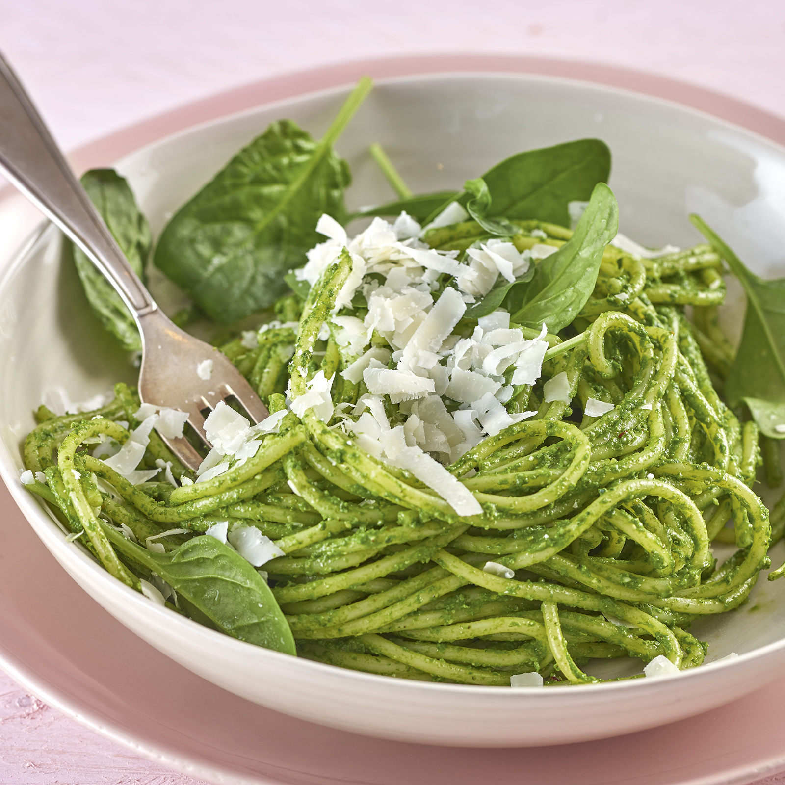 3 18 Spaghetti Mit Spinatpesto 1600x1600px