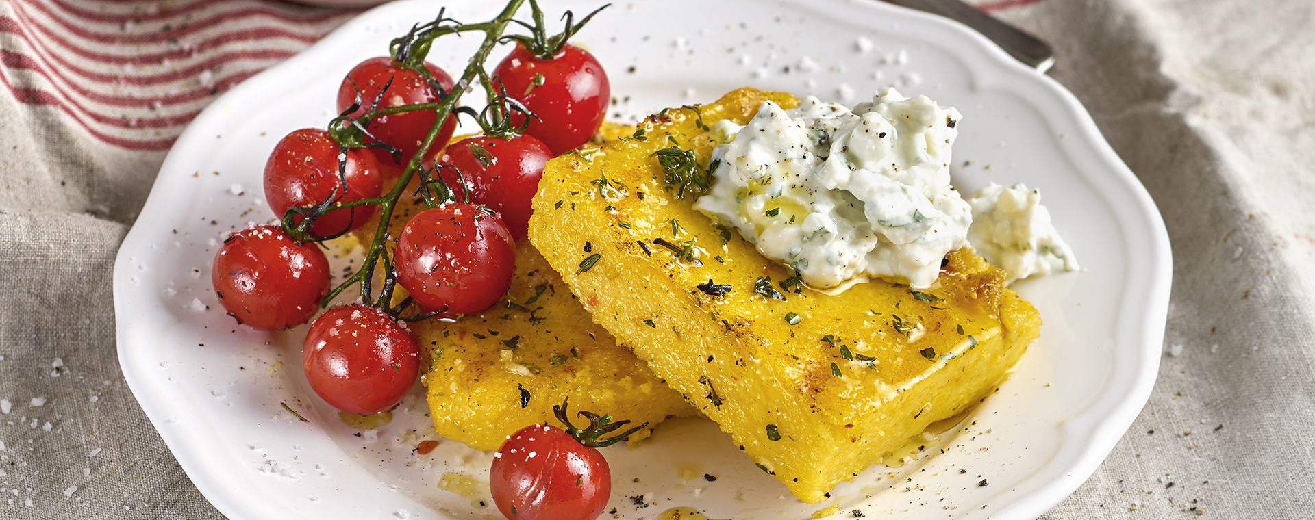 4 18 Gegrillte Polentaschnitten 1920x760px