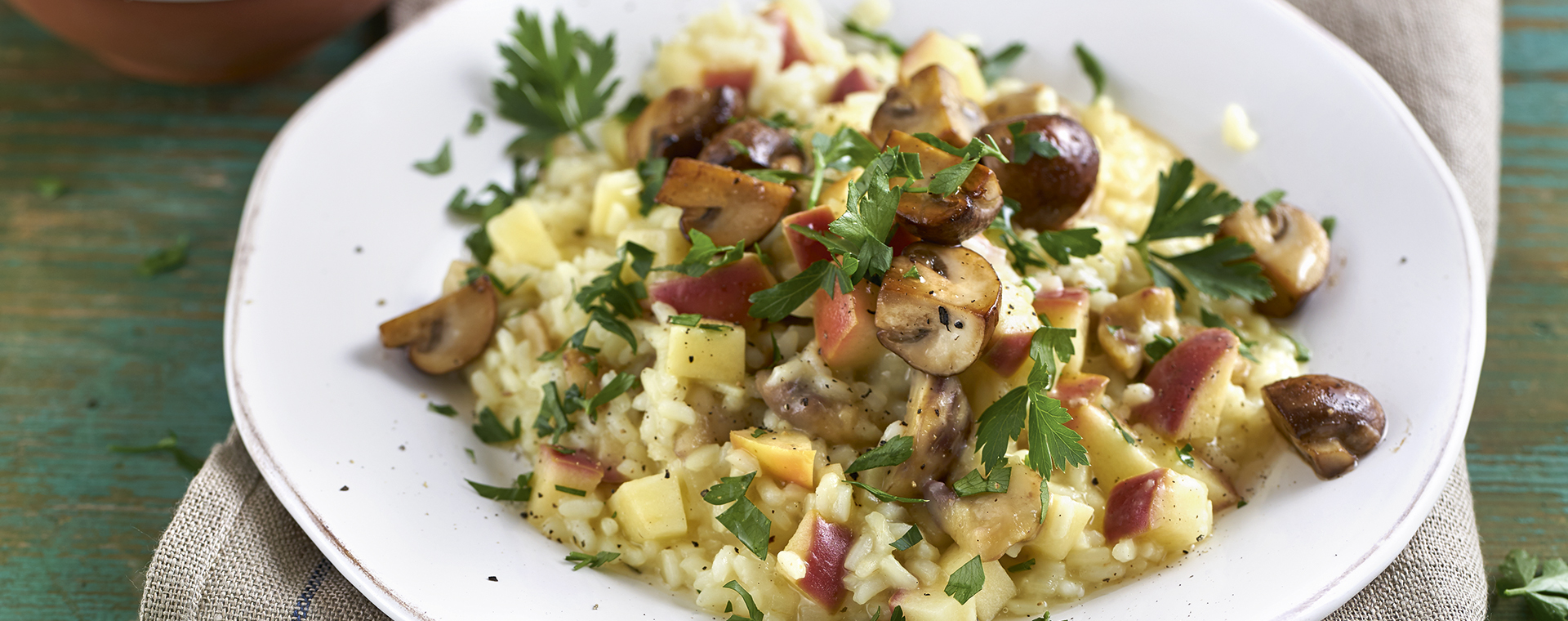 6 18 Apfel Maronen Risotto Mit Gruyere 1920x760px