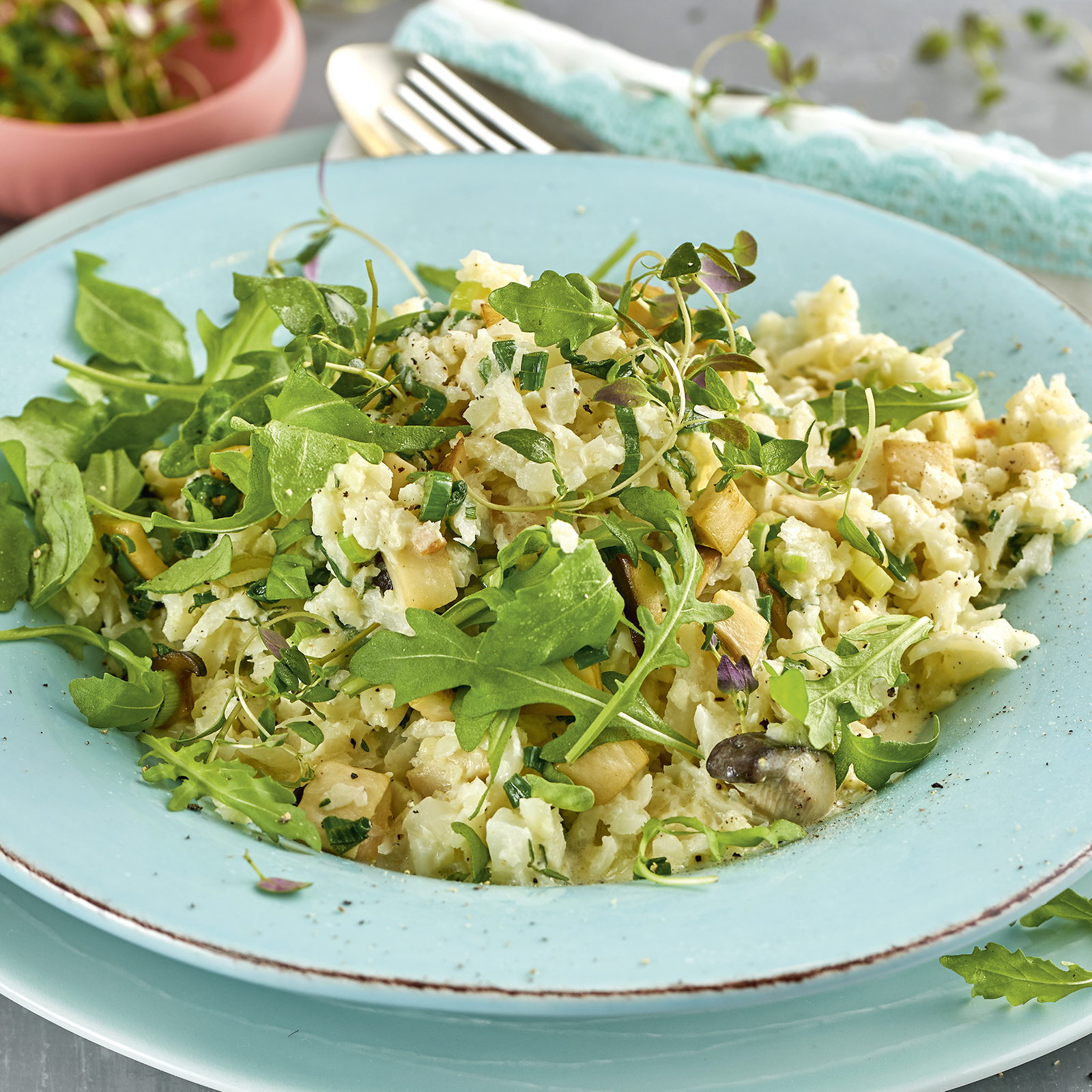 2 19 Blumisotto Mit Pilzen Und Rucola 1600x1600px