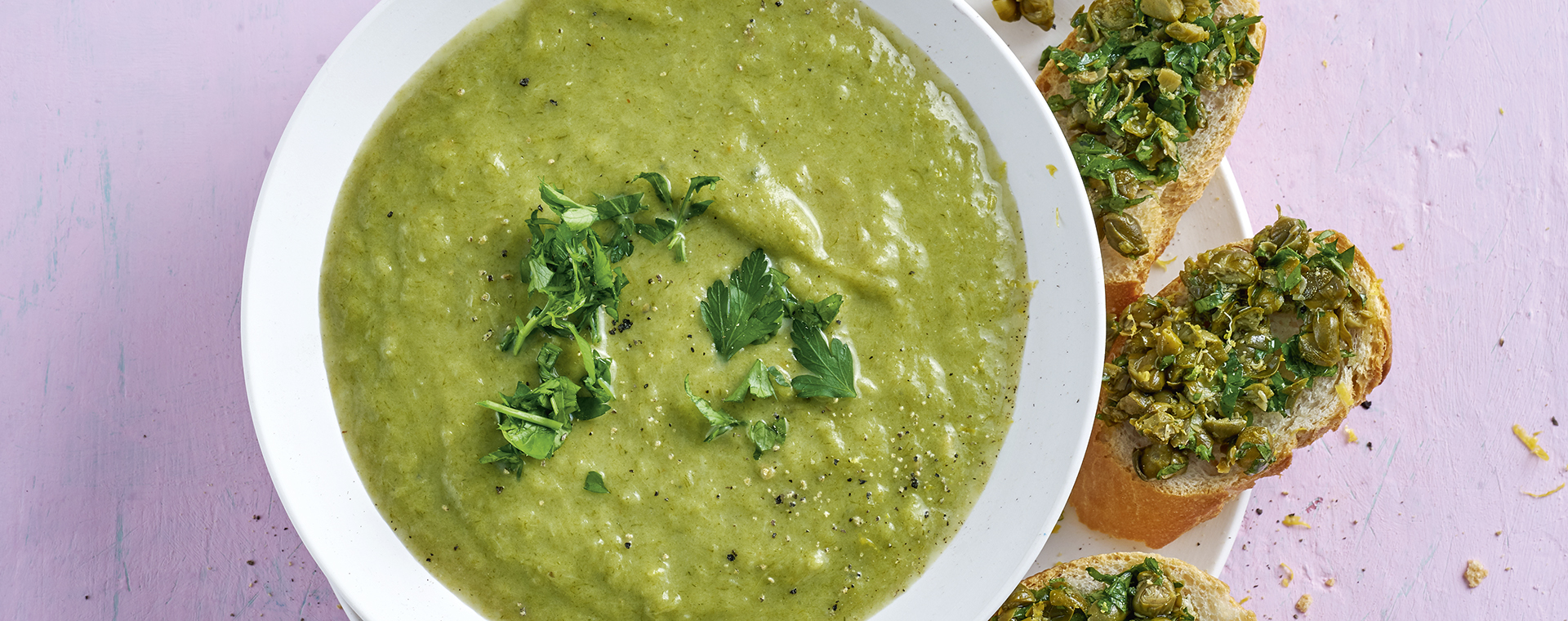2 19 Lauchcremesuppe Mit Kapern Crostini 1920x760px