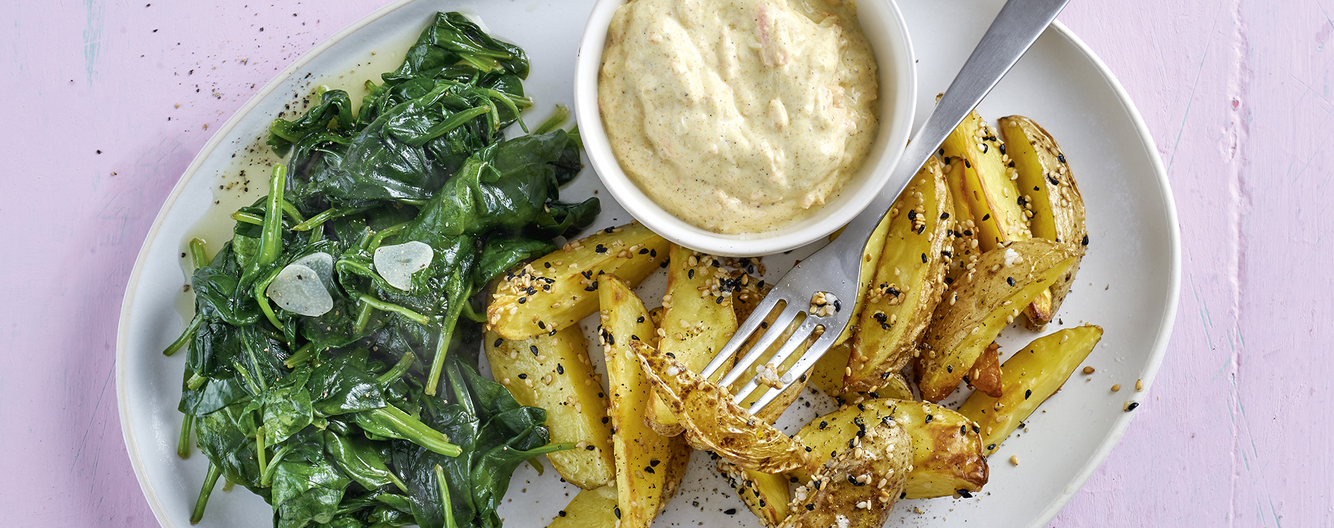 2 19 Sesam Ofenkartoffeln Mit Spinat 1920x760px