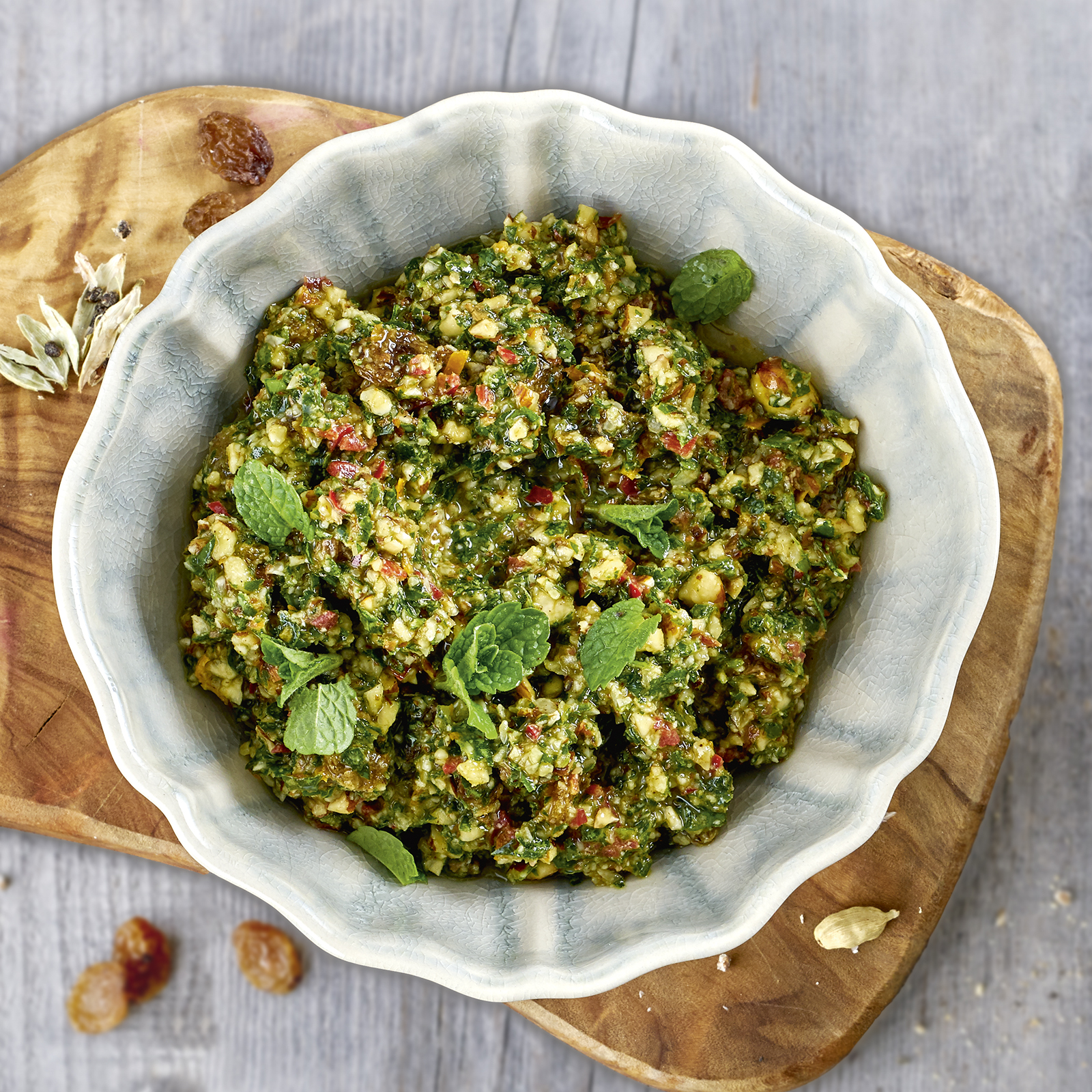 4 19 Arabisches Pesto Mit Mandeln Und Minze 1600x1600px
