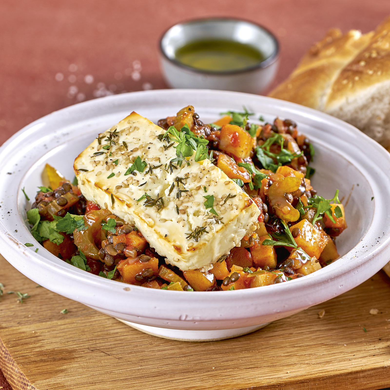 5 19 Gebackener Feta Auf Pastinaken Linsen Sugo 1600x1600px