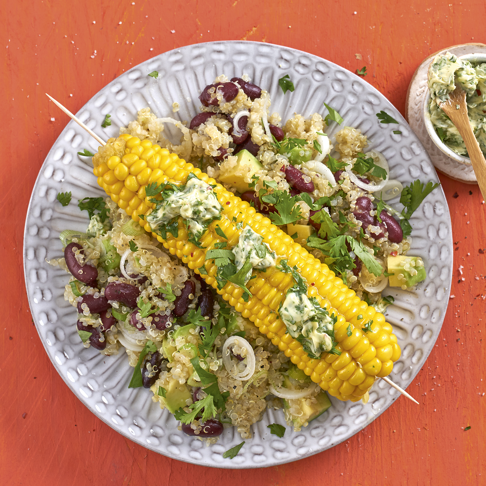 5 19 Maiskolben Mit Koriander Limetten Butter 1600x1600px