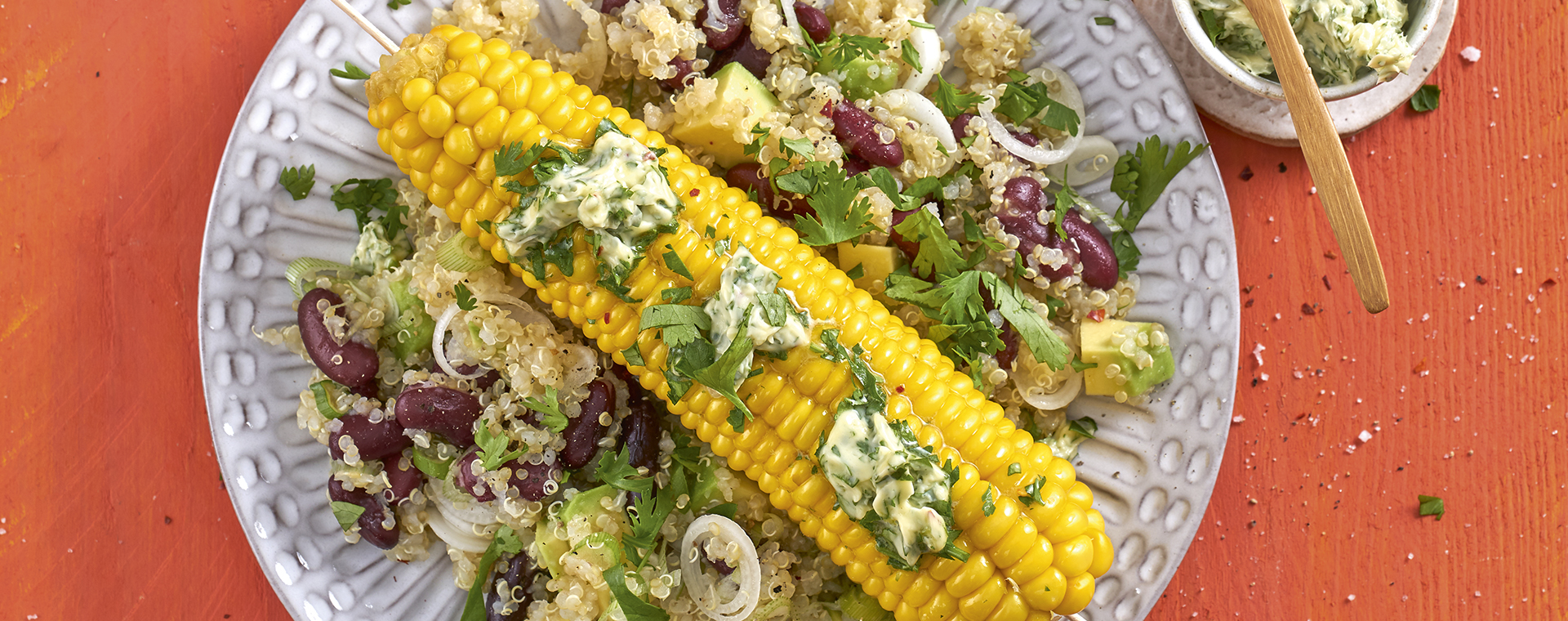 5 19 Maiskolben Mit Koriander Limetten Butter 1920x760px