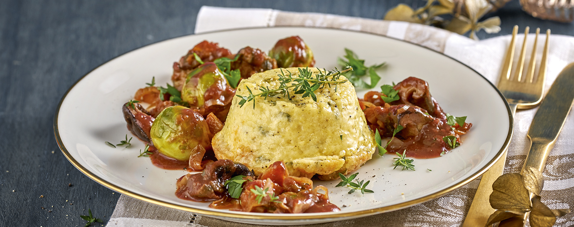 6 19 Pilz Rosenkohl Bourguignon Mit Hirsesouffle 1920x760px