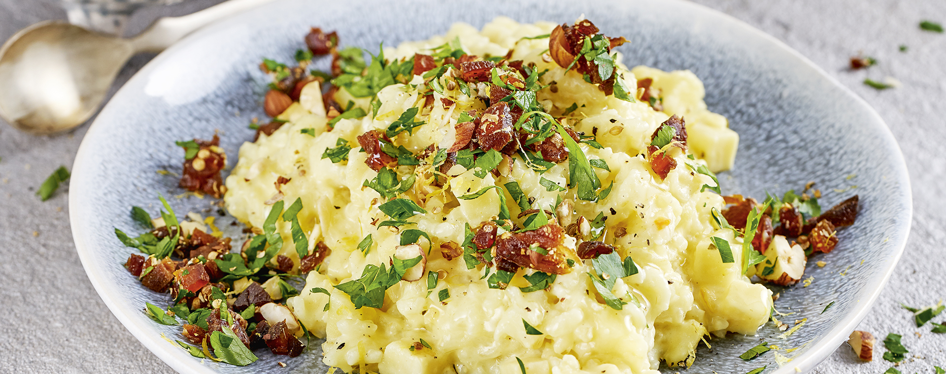 1 20 Pastinaken Risotto Mit Ziegenkaese 1920x760px