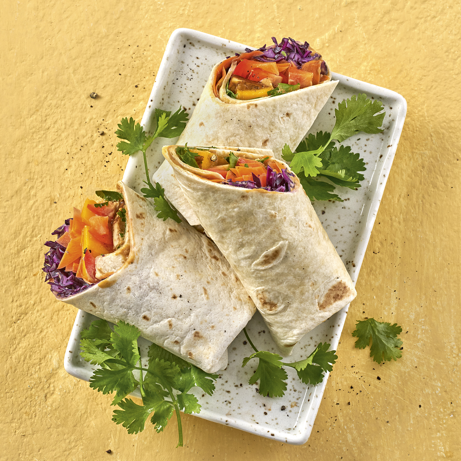 1 20 Regenbogen Wraps Mit Erdnusssosse 1600x1600px