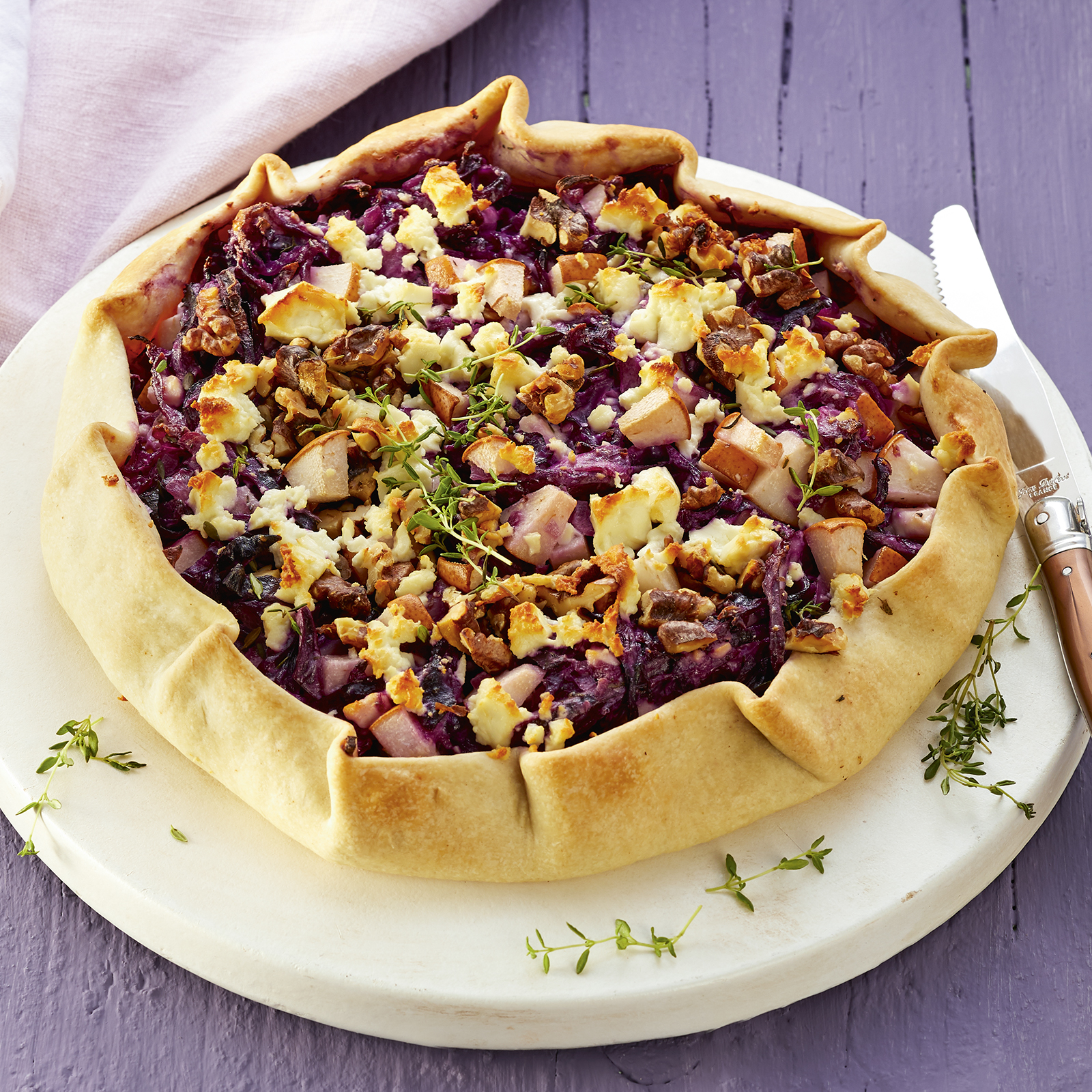 1 20 Rotkohl Galette Mit Feta 1600x1600px