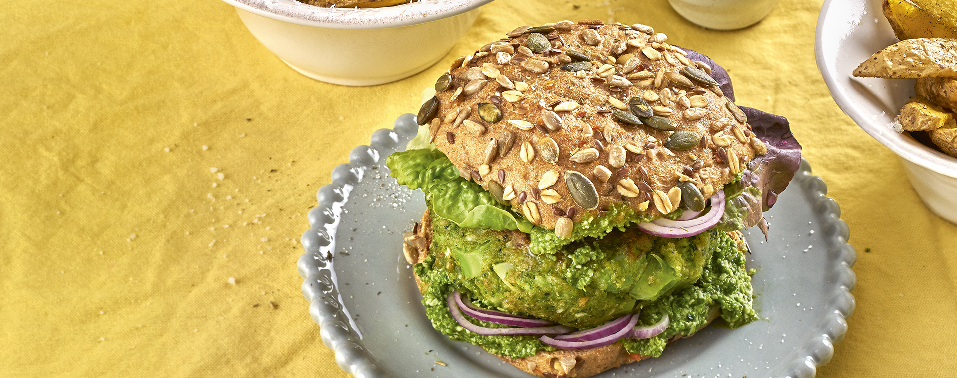 1 20 Vollkorn Burger Mit Brokkoli Pattys 1920x760px