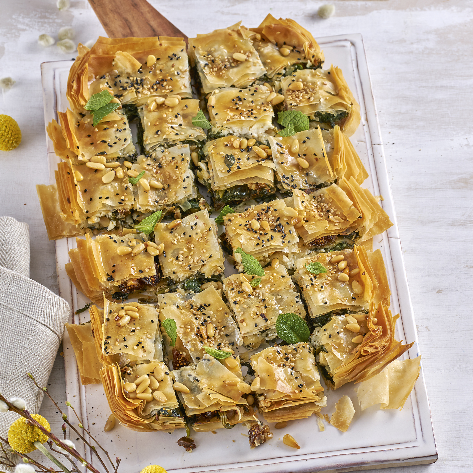 2 20 Spinat Feta Baklava Mit Feigen Und Pinienkernen 1600x1600px