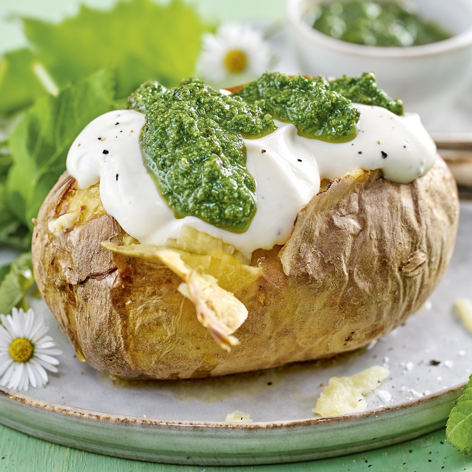 3 20 Ofenkartoffeln Mit Quark Topping 1600x1600px