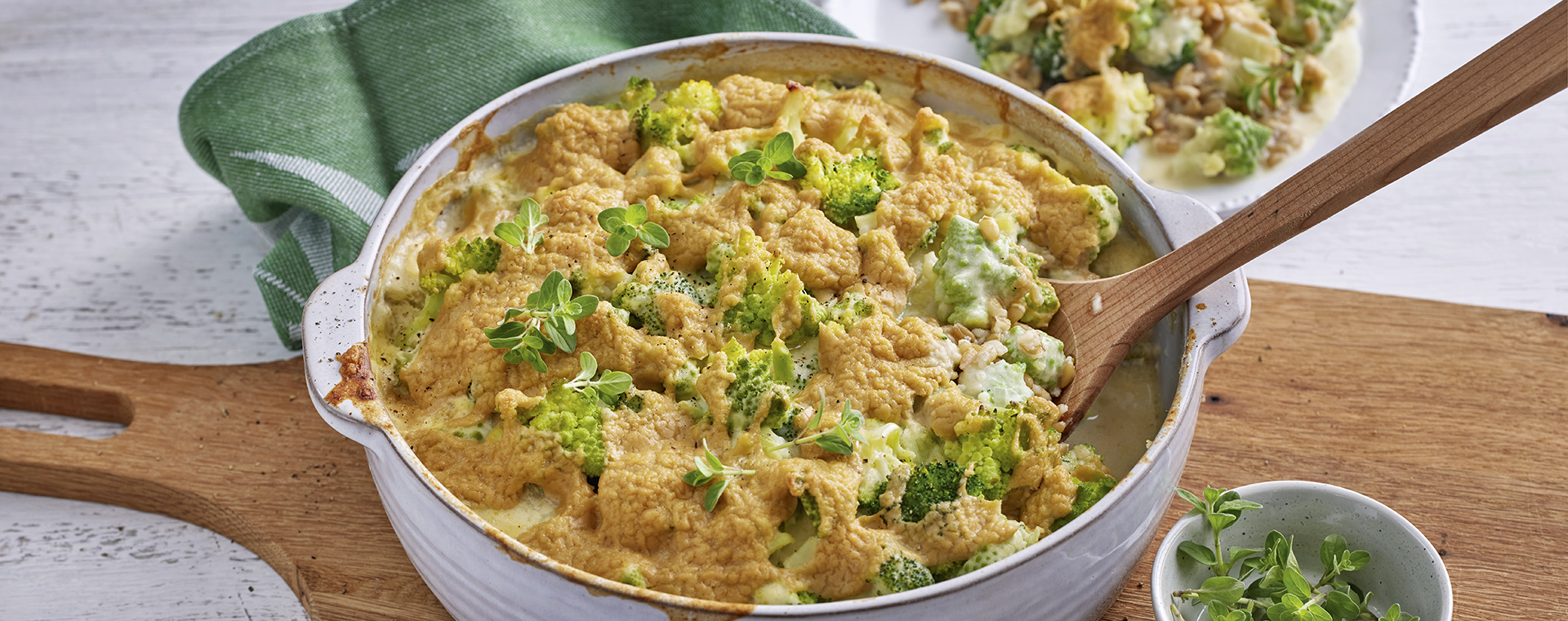 6 20 Brokkoli Auflauf Mit Gruenkern  Vegan  1920x760px