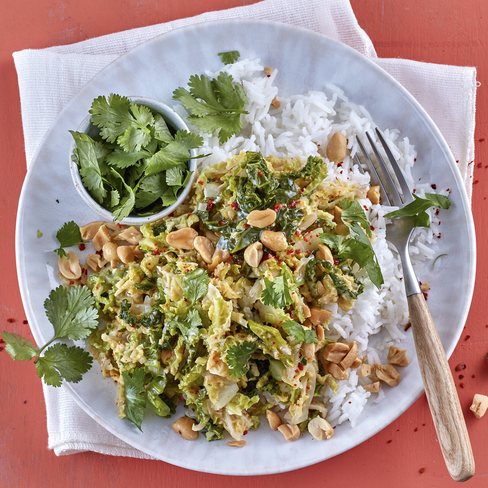 2 21 Wirsing In Erdnusssosse Mit Reis 1600x1600px