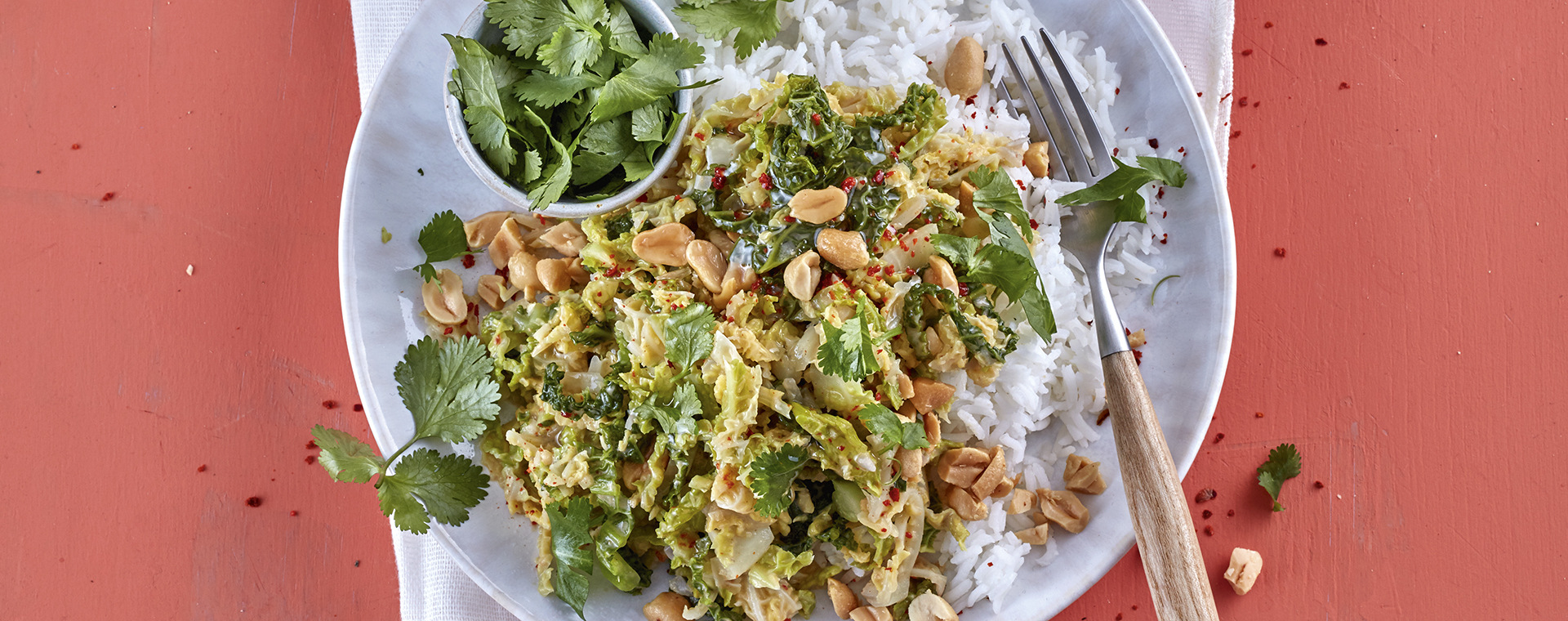 2 21 Wirsing In Erdnusssosse Mit Reis 1920x760px