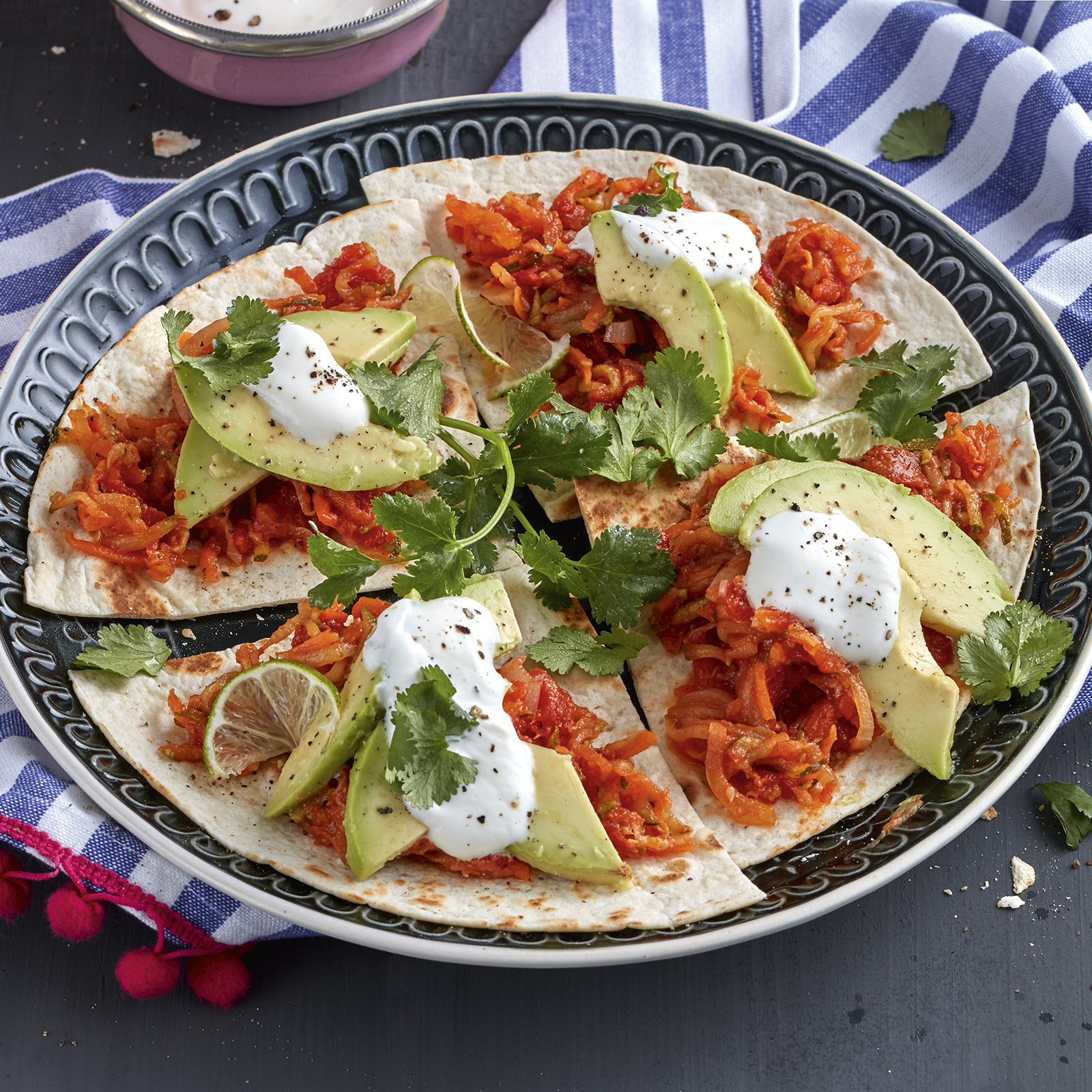 3 21 Knusprige Tortillas Mit Gemuesetopping 1600x1600px