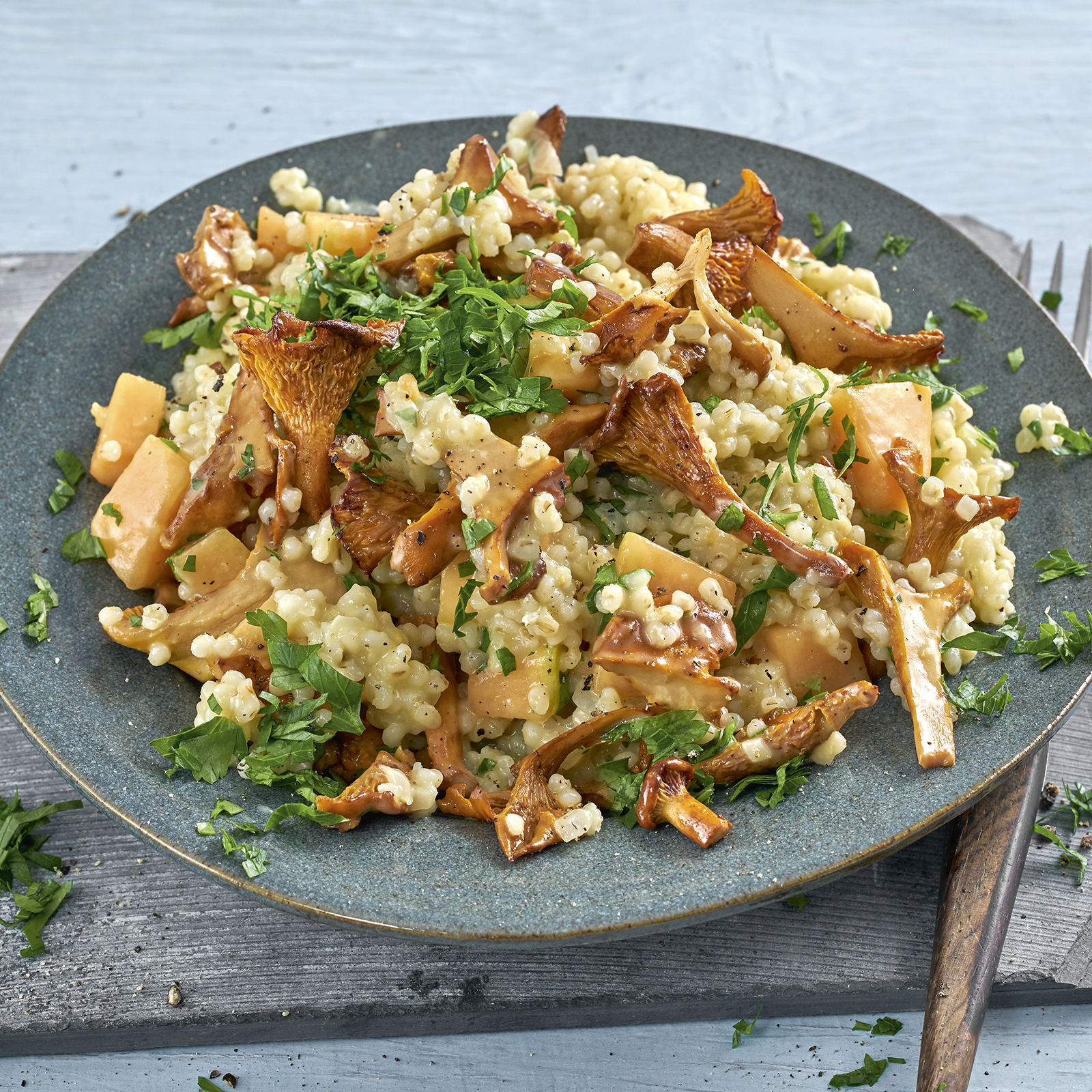 5 21 Graupenrisotto Mit Pfifferlingen Und Melone 1600x1600px