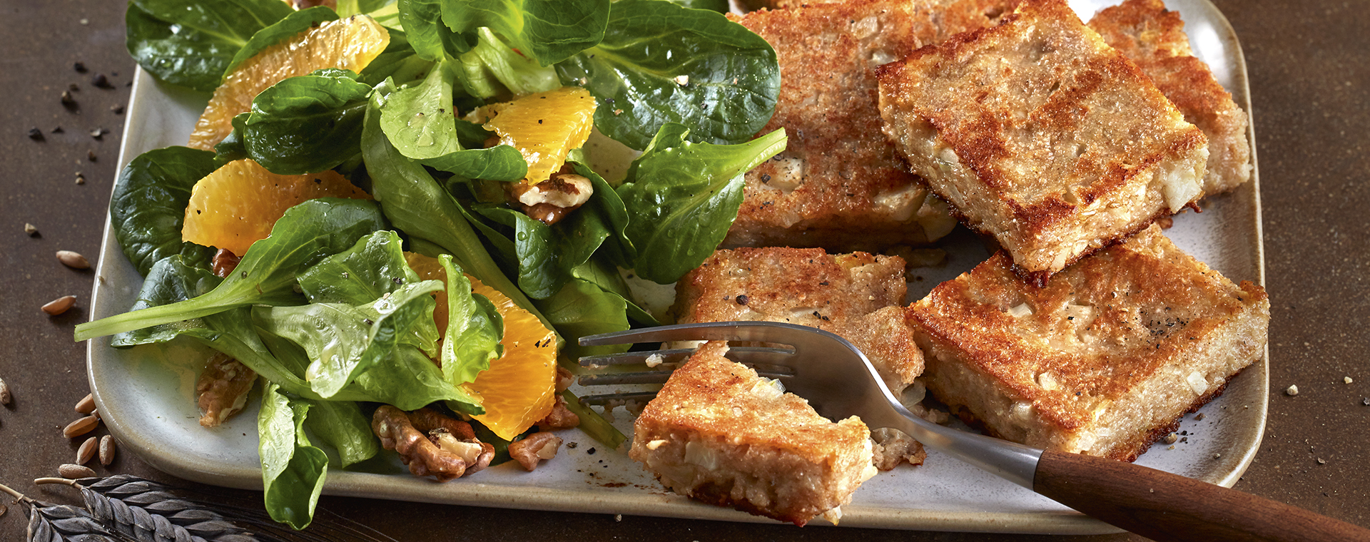 6 21 Griessschnitten Mit Fruchtigem Feldsalat 1920x760px