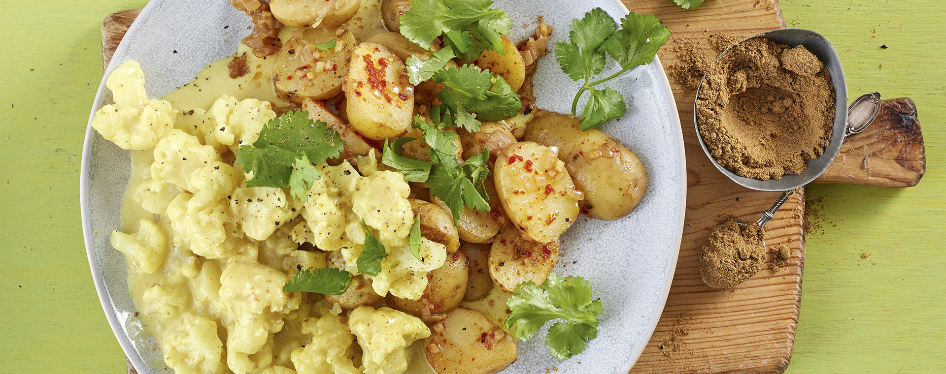 2 22 Indische Kartoffeln Mit Kokos Blumenkohl 1920x760px