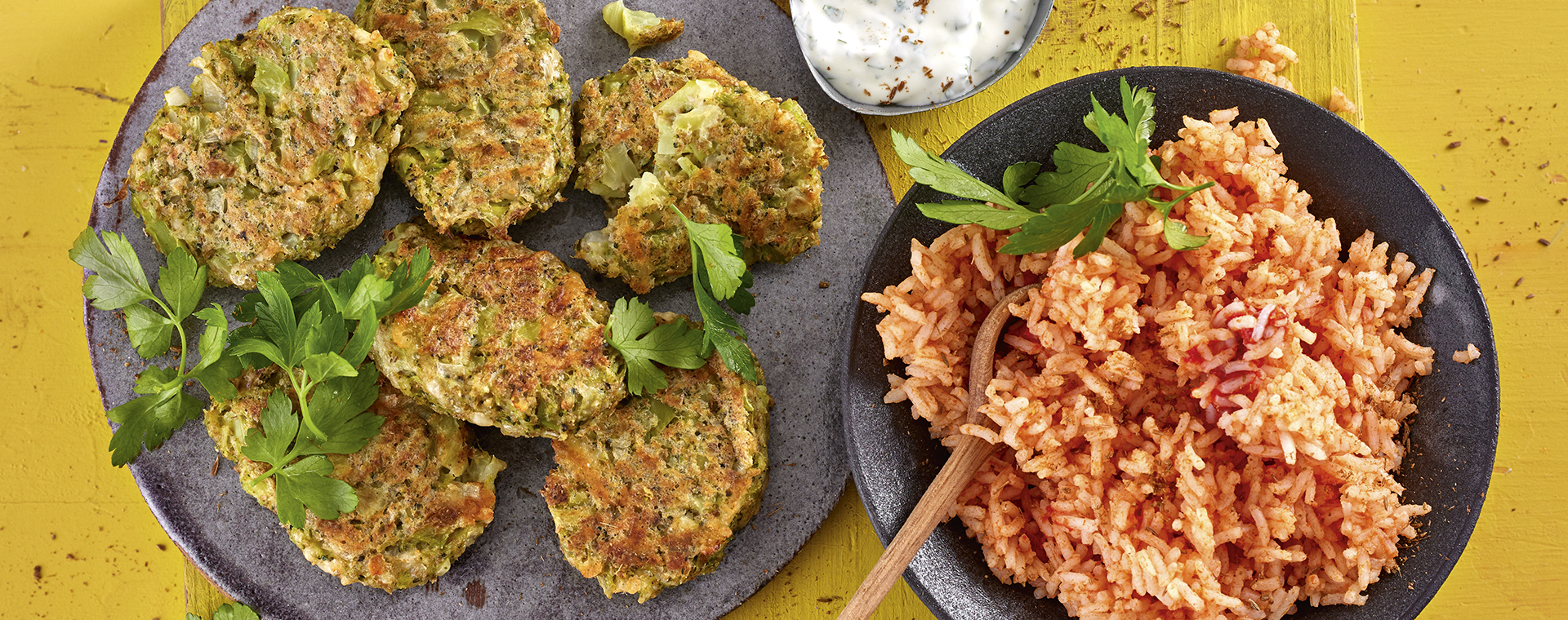 4 22 Brokkolinuggets Mit Tomatenreis Und Quarkdip 1920x760px