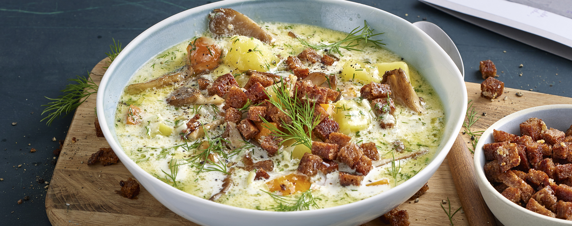 6 22 Finnische Gemuesesuppe Mit Austernpilze 1920x760px