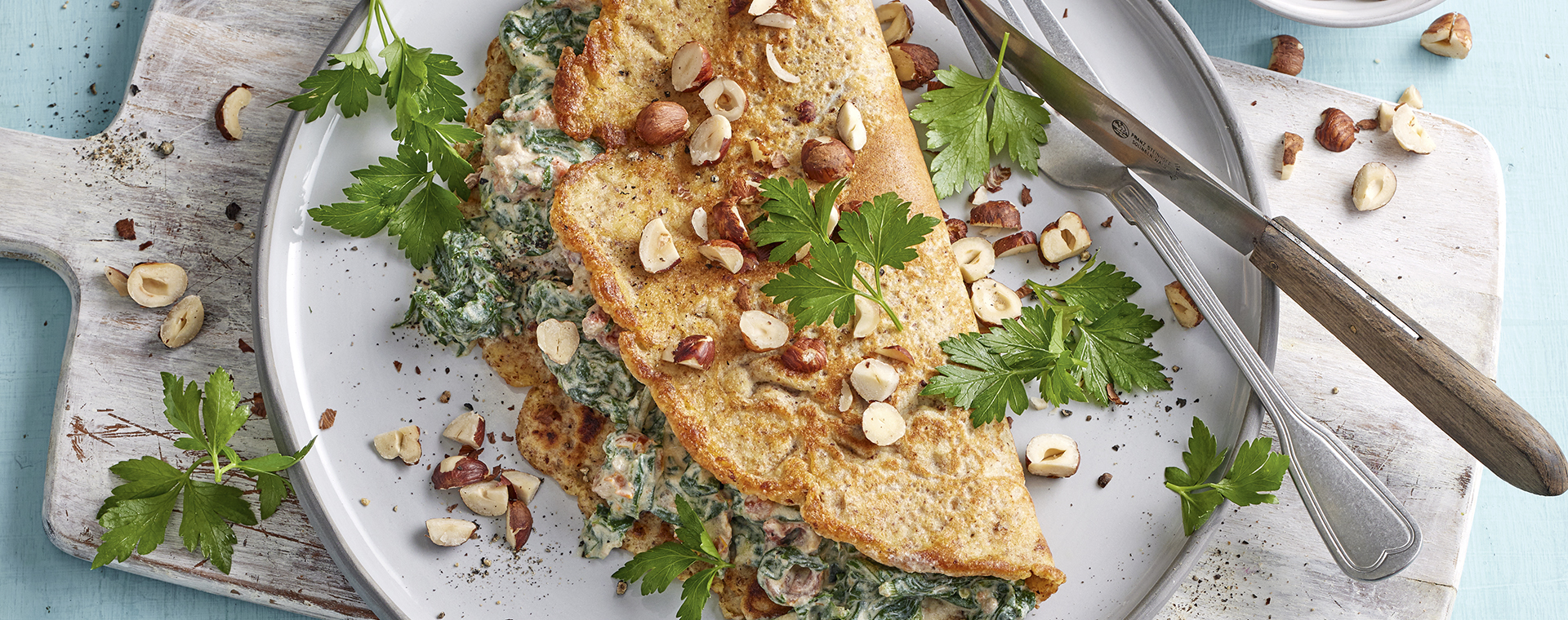 6 22 Haselnusspfannkuchen Mit Spinat Ricotta Fuellung 1920x760px