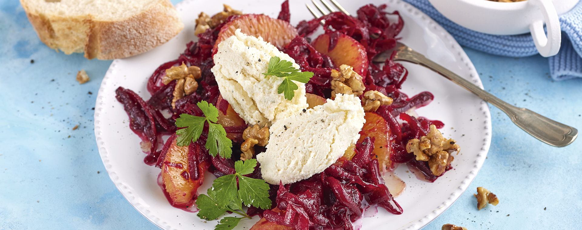 1 23 Frischkaese Meerrettich Mousse Mit Salat 1920x760px