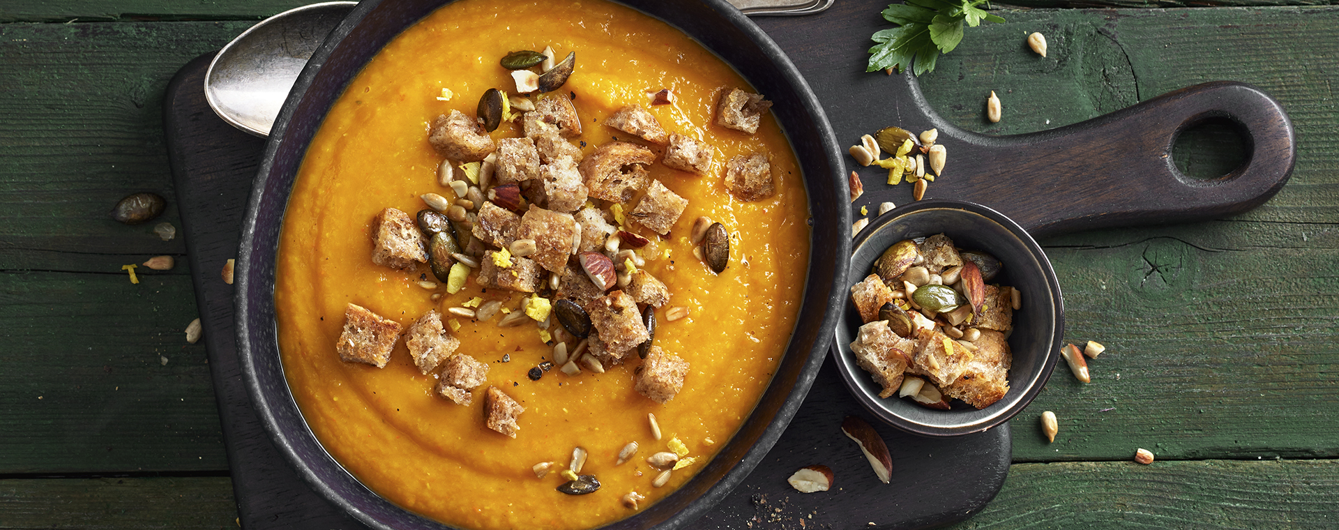 1 23 Kuerbis Linsen Suppe 1920x760px