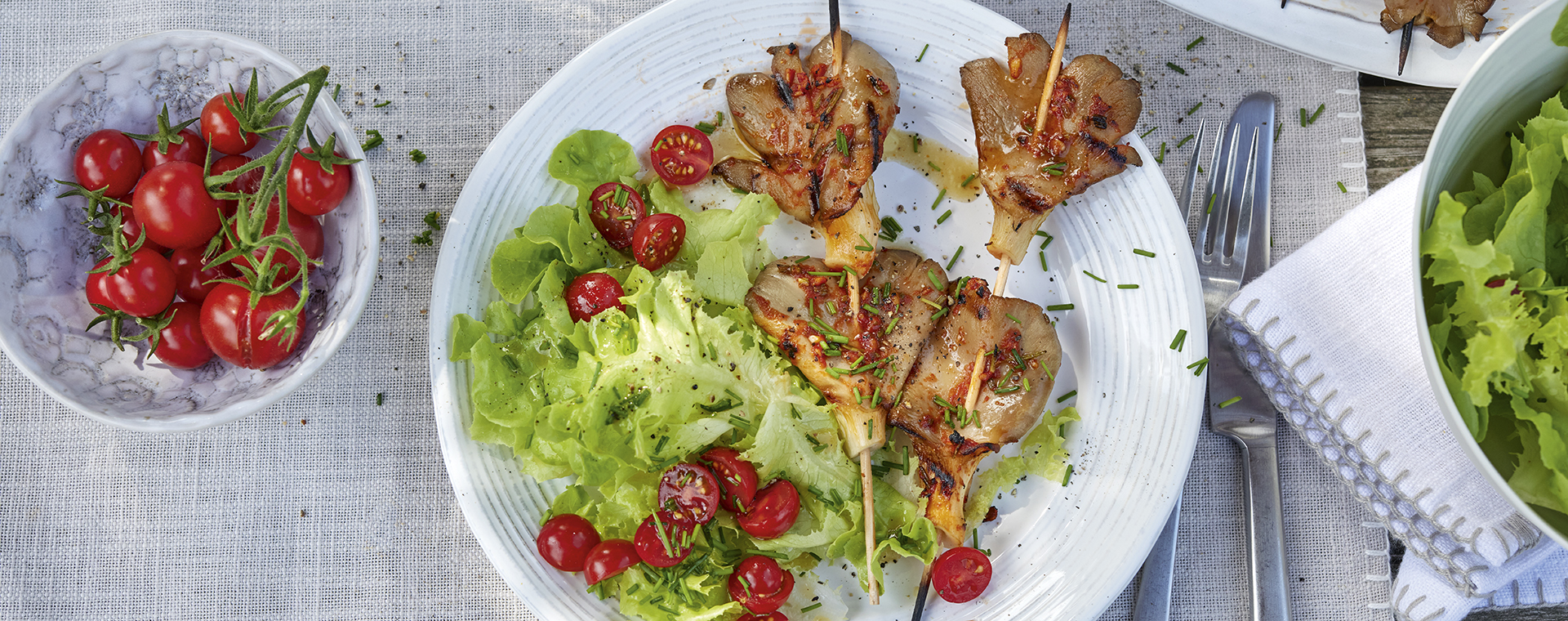 3 23 Austernpilzspiesse Mit Rosmarin Zitronen Marinade 1920x760px