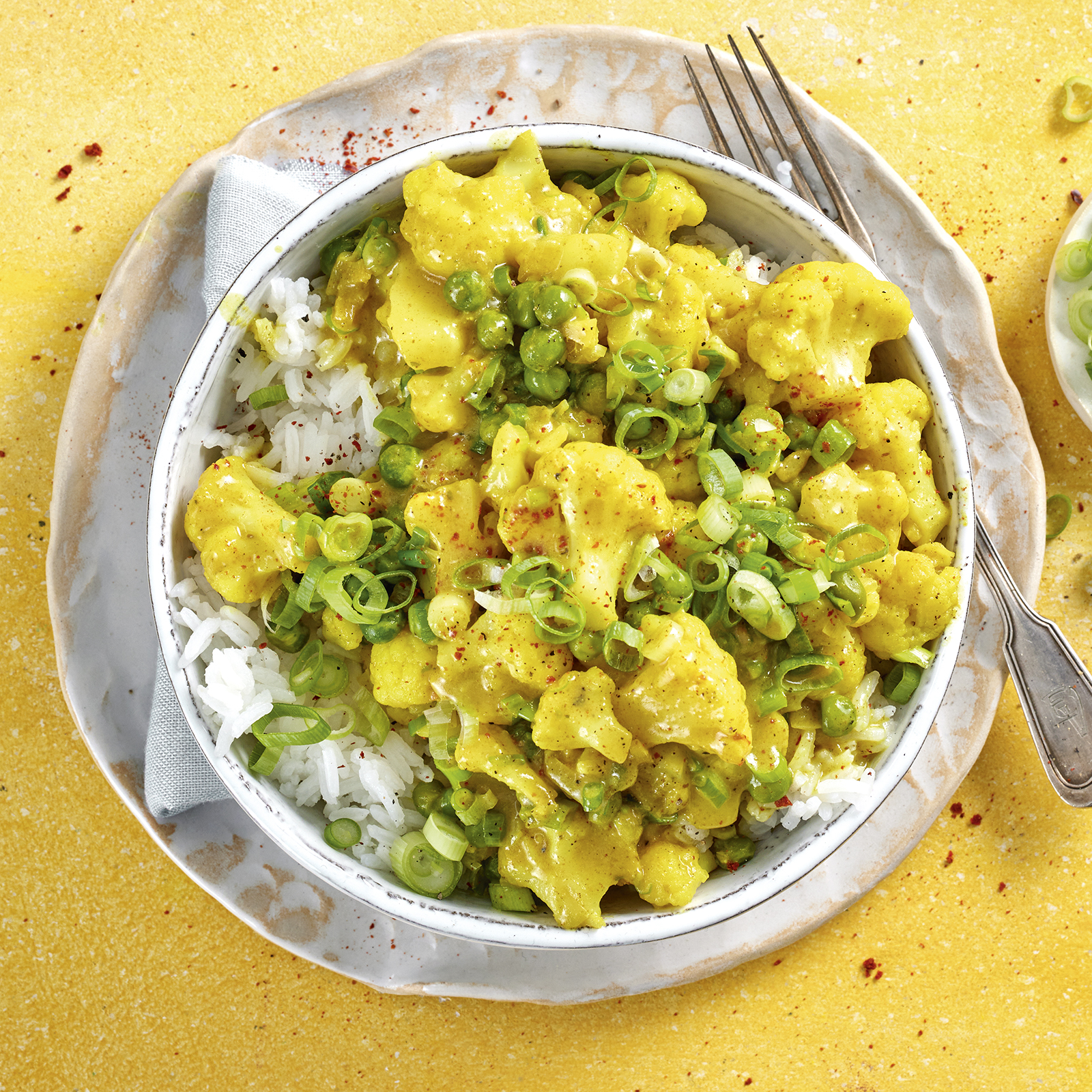 3 23 Blumenkohl Erbsen Curry Mit Jasminreis 1600x1600px