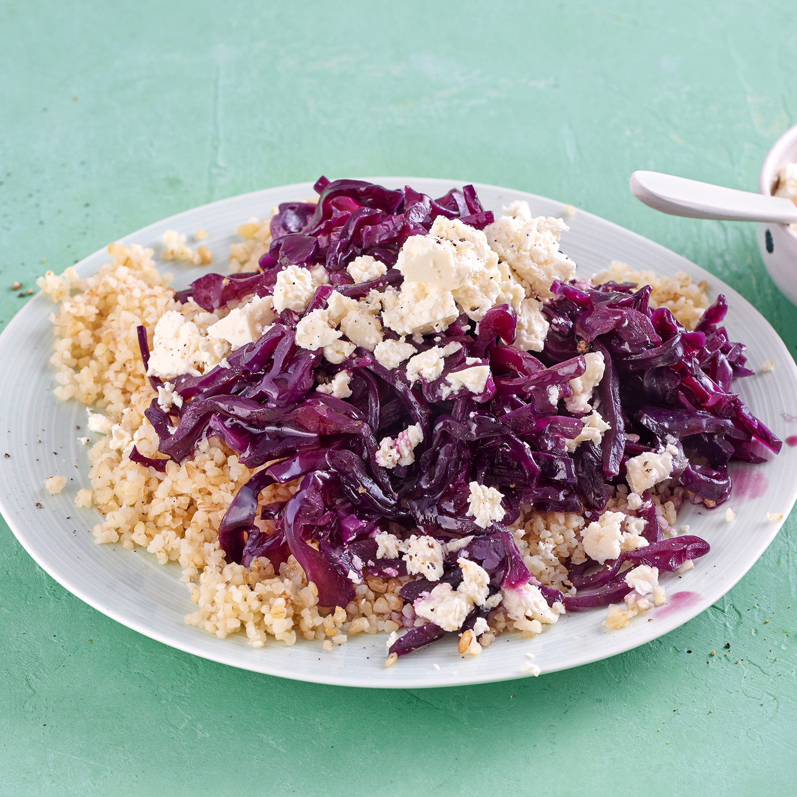 5 23 Honig Balsamico Rotkohl Mit Bulgur 1600x1600px