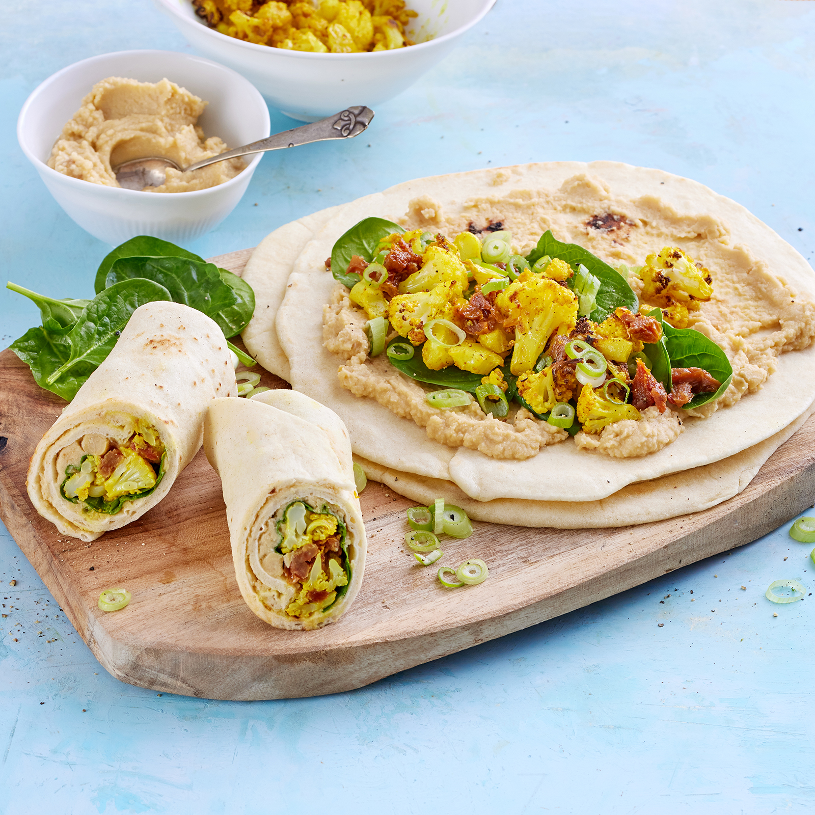 3 24 Orientalische Wraps Mit Blumenkohl 1600x1600px