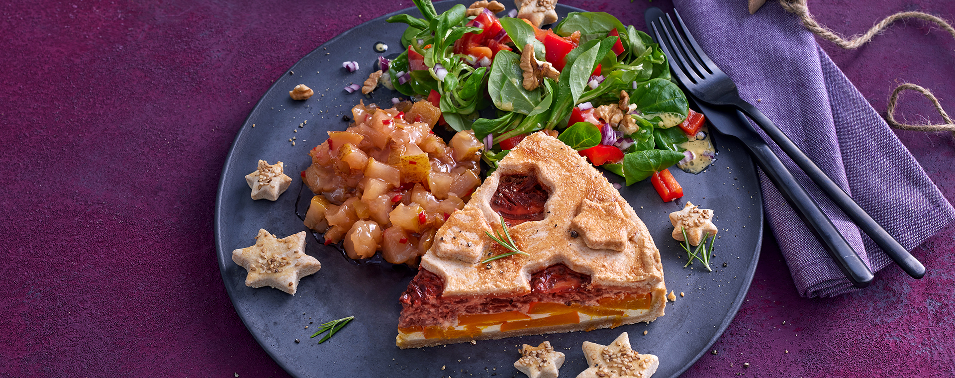 6 24 Kuerbis Rote Bete Pie Mit Birnenchutney 1920x760px