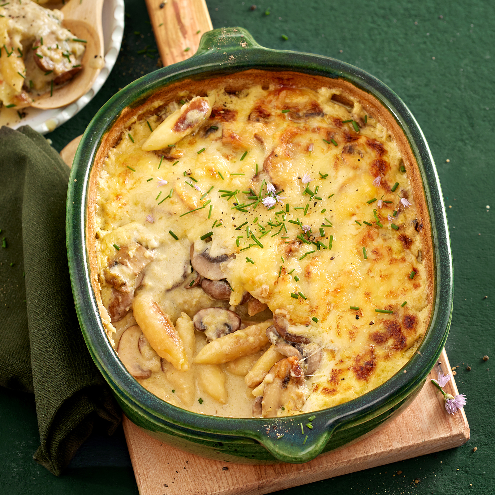 6 25 Schupfnudelauflauf Mit Champignons 1600x1600px